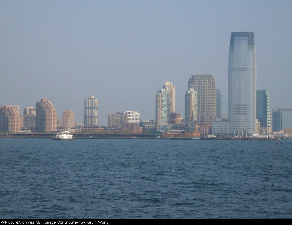 Dwarfed by downtown Jersey City, the Central Railroad of New Jersey terminal lives on