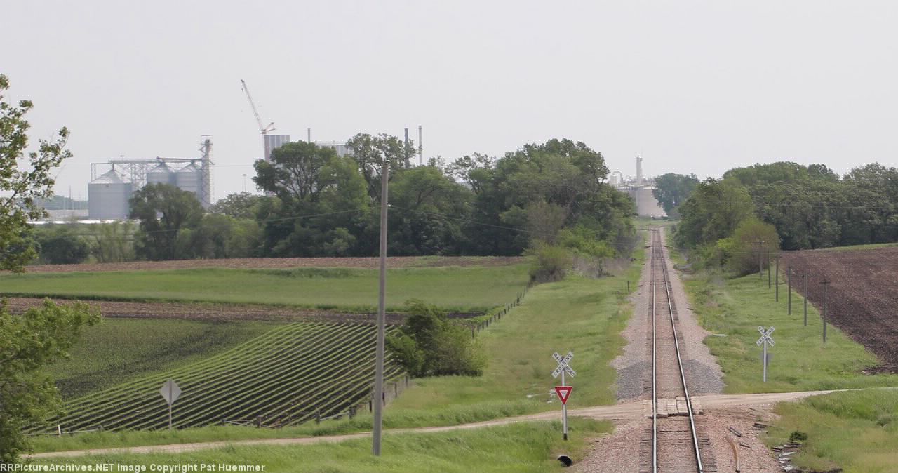 Looking east up the IC