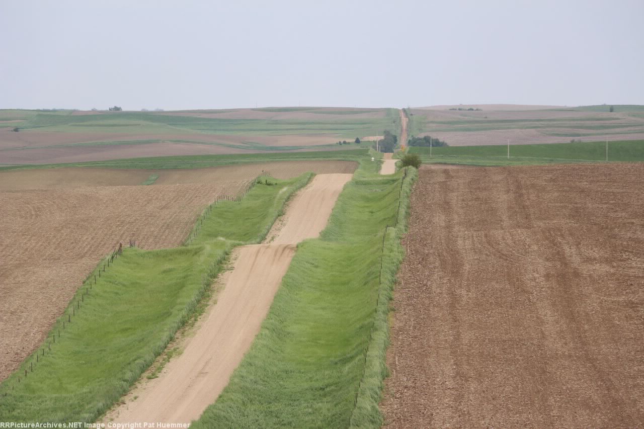 The fun roads you get to travel looking for railroads