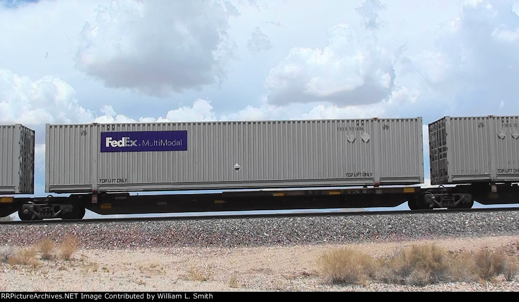 WB Intermodal Frt -2- at Goffs CA -73