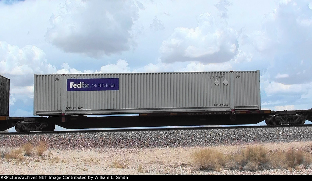 WB Intermodal Frt -2- at Goffs CA -80