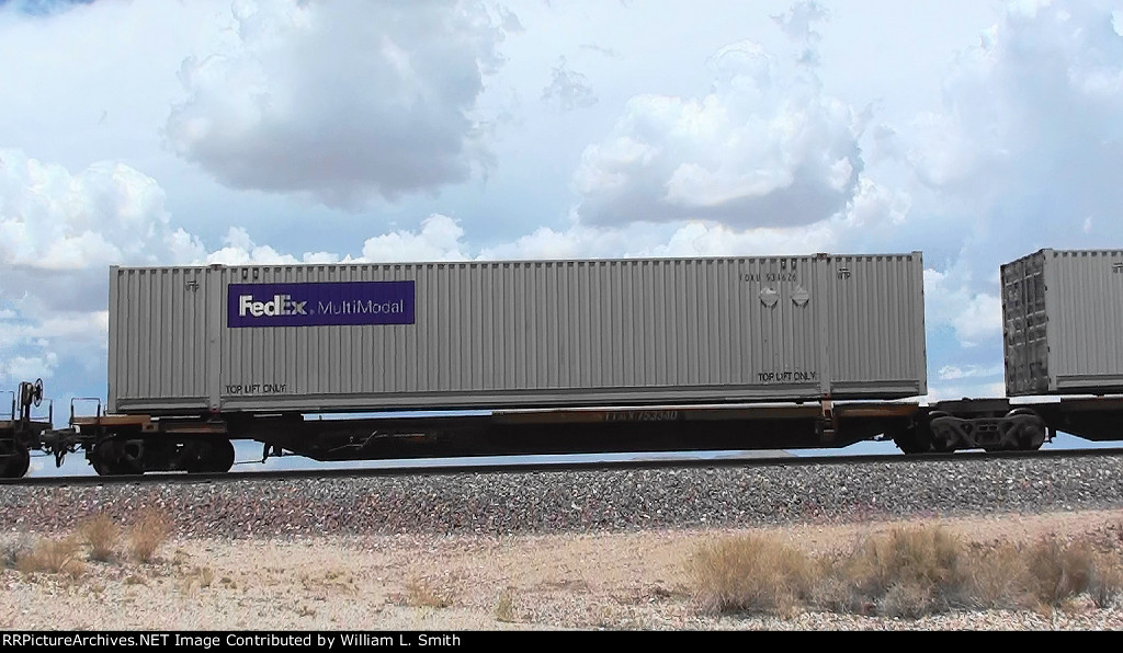 WB Intermodal Frt -2- at Goffs CA -85