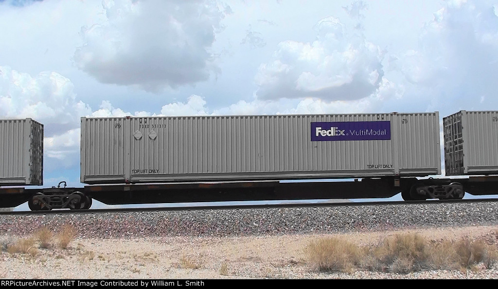WB Intermodal Frt -2- at Goffs CA -89
