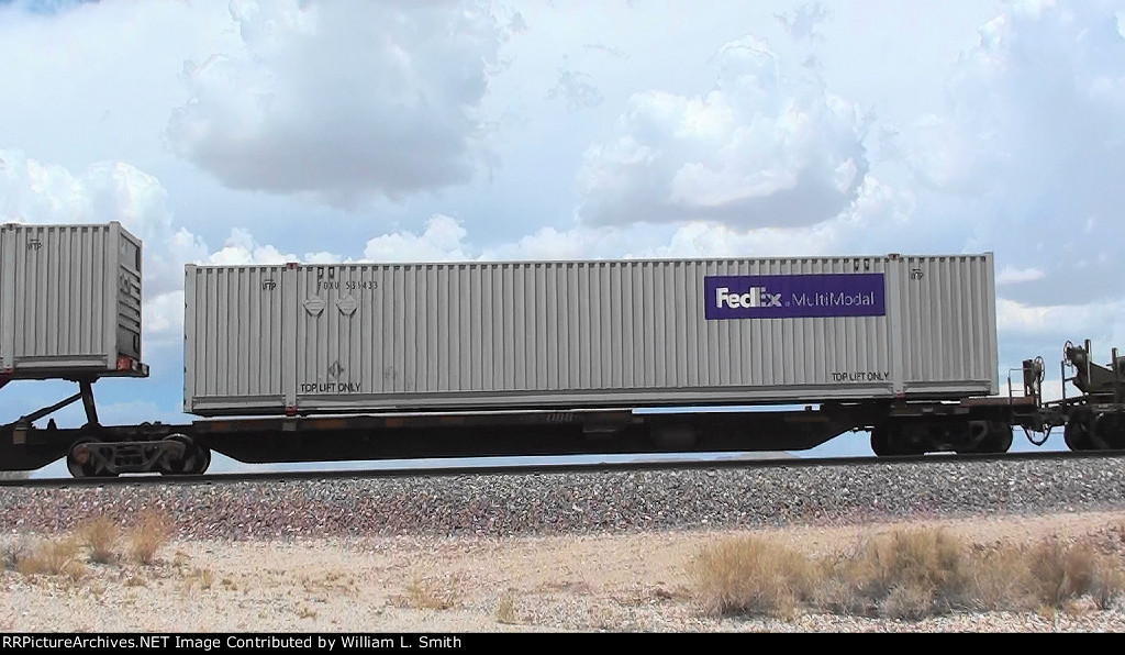 WB Intermodal Frt -2- at Goffs CA -92