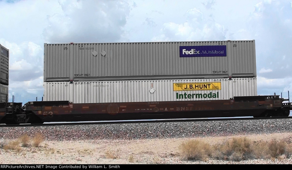 WB Intermodal Frt -2- at Goffs CA -95