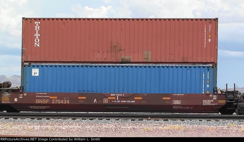 WB Intermodal Frt at Goffs CA -173
