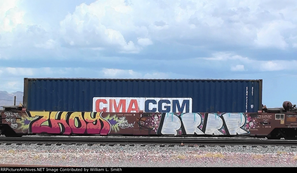 WB Intermodal Frt at Goffs CA -21