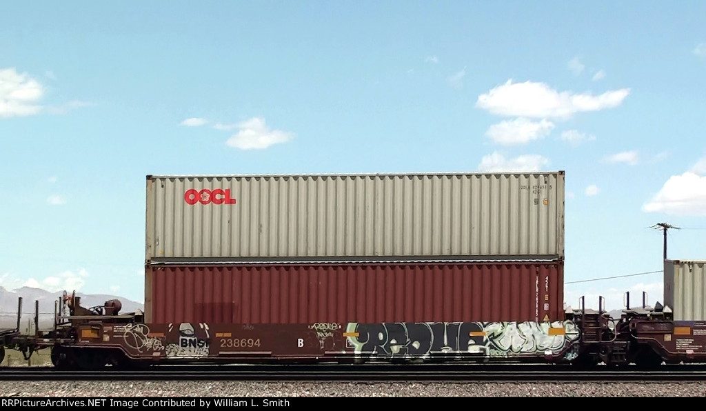 WB Intermodal Frt at Goffs CA -74