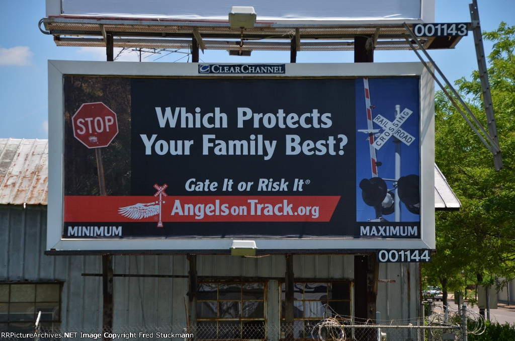 One of many signs in the area.