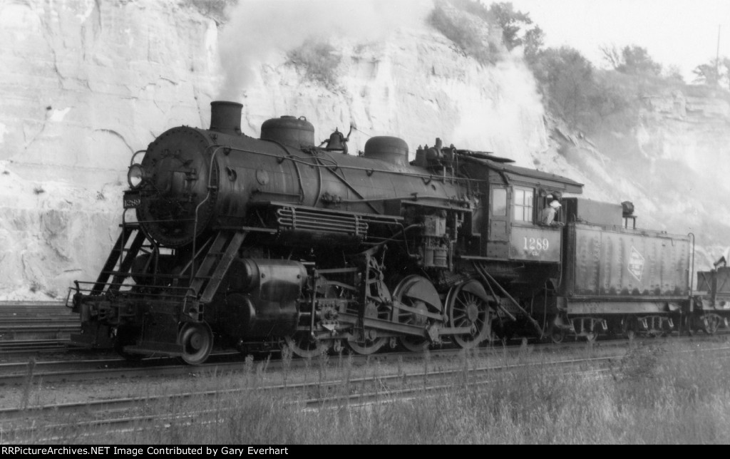 MILW 2-8-0 #1289 - Milwaukee Road