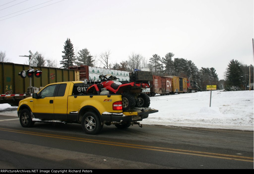 Train is on original Soo main