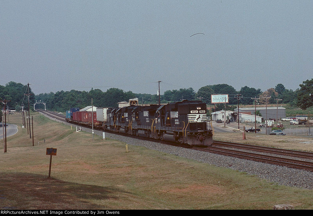 Train #221 rolls through Central.