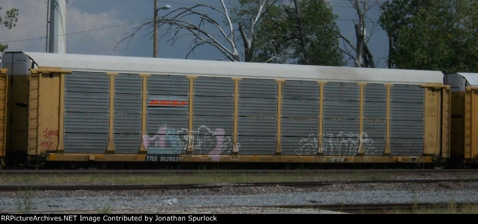 TTGX 962863, w/BNSF rack