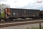 CP 853 coal empties head back to Canada