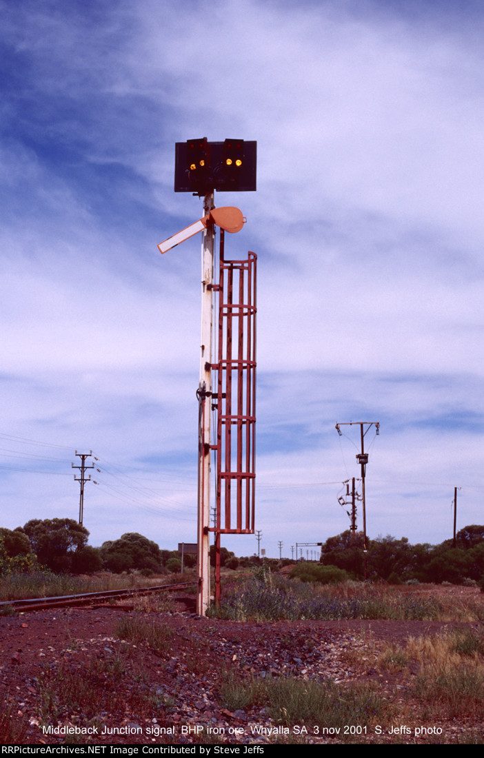 BHP Middleback Junction signal