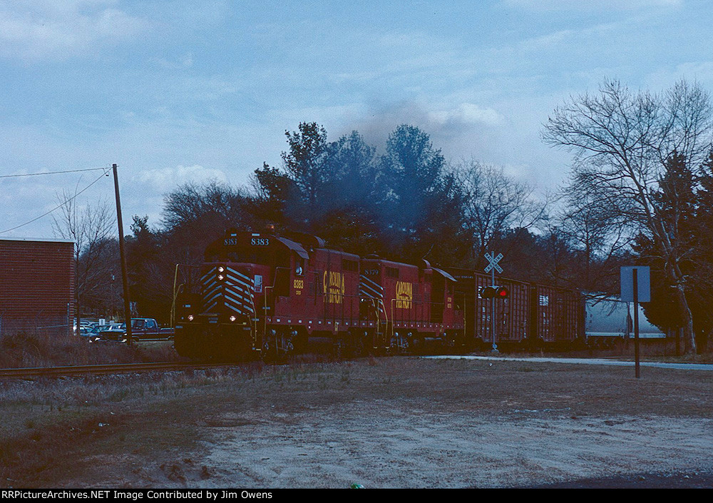 Westbound at Fountain Inn.