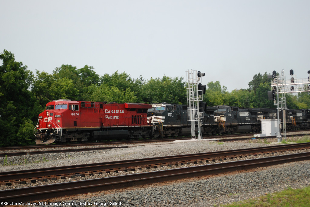 A CP visitor heads east.