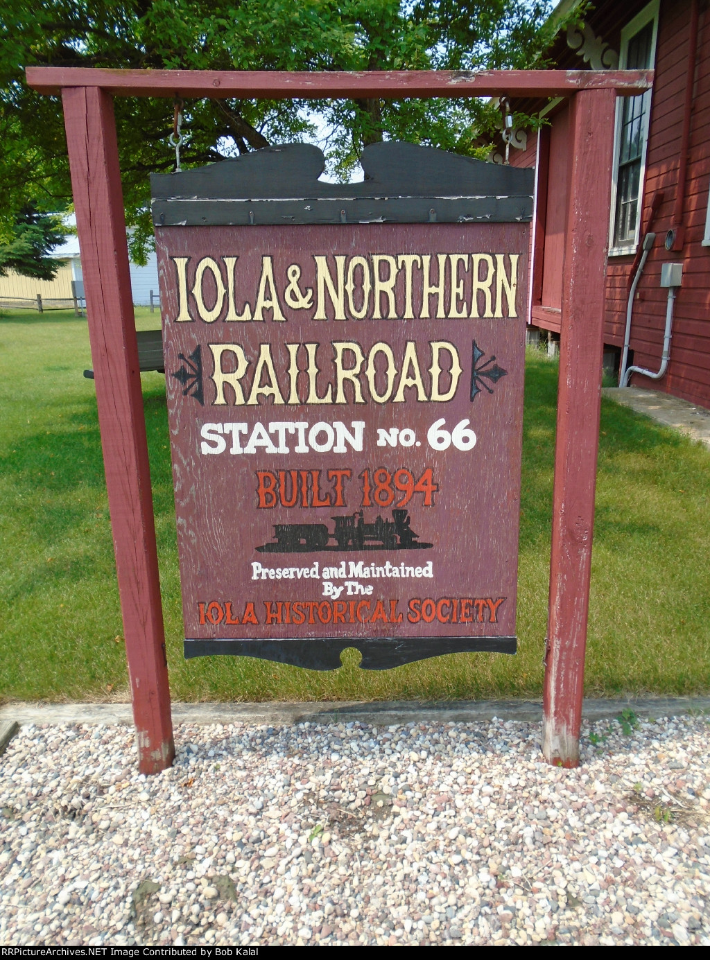 Iola Historical Museum Building Plaque
