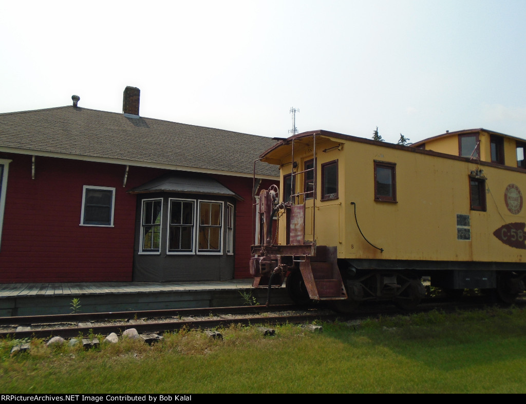 Iola Historical Museum Building & Caboose