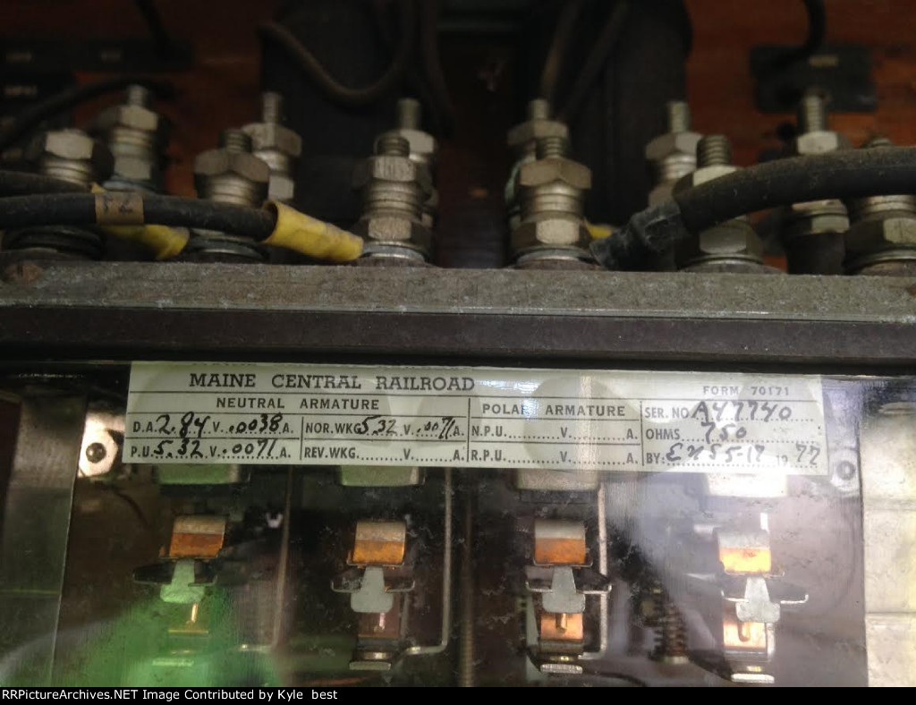 Maine Central Type K8 Nuetral 