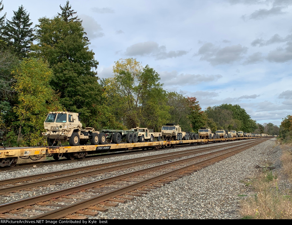 army cars on W802