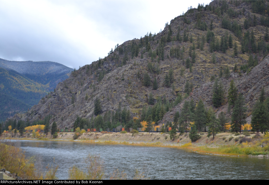 Stored Bulkhead Flatcars