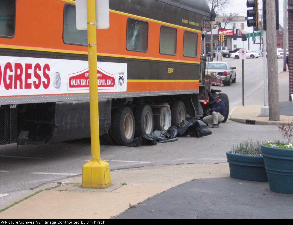 Use plastic sheets to help it turn