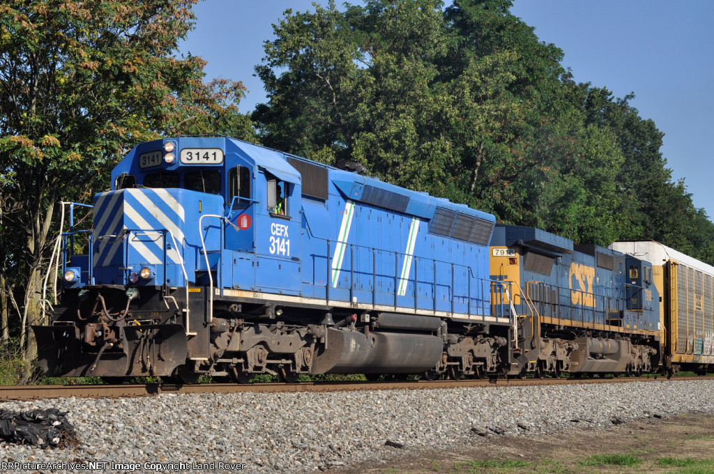 CEFX 3141 On CSX Q 259 Eastbound