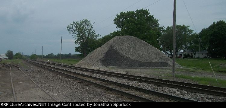 UP right of way, looking west