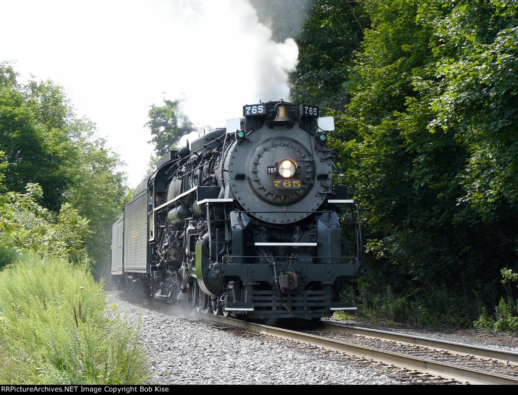 Thundering into White Haven at 11:05 a.m.