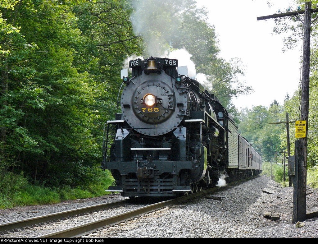 Hammering up the Penobscot Mountain grade at 11:14 a.m.