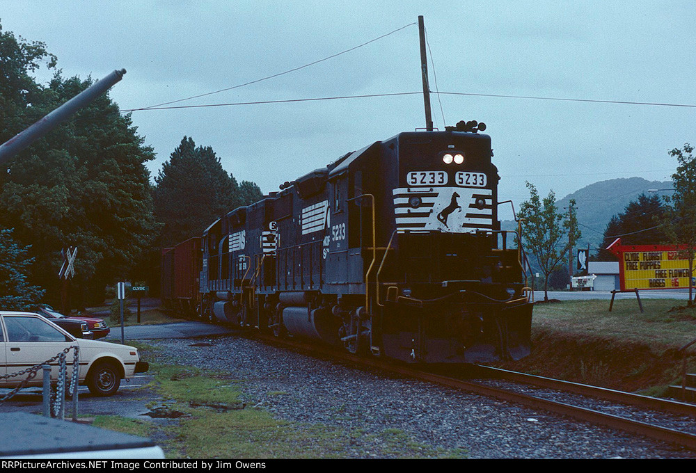 Westbound to Waynesville.