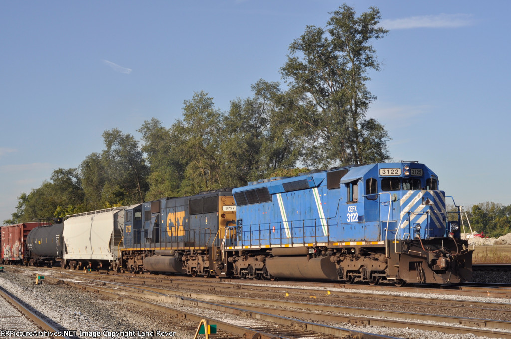 CEFX 3122 On CSX J 782 Northbound