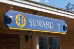 Seward passenger station sign