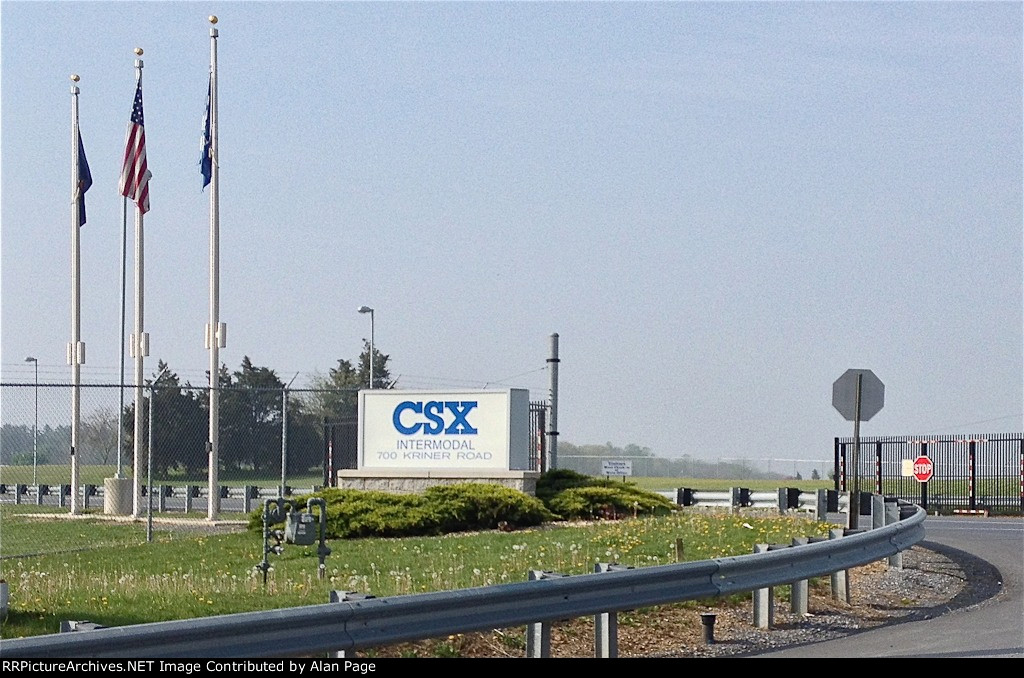 CSX Chambersburg Intermodal yard entrance