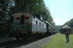 DL Caboose on the rear of the NPK Excursion