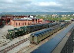 CNJ Restored RS3 and former Lackawanna Coaches