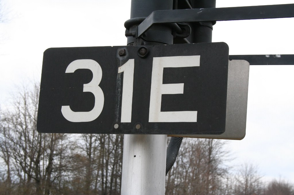 Number Board On Middlesex Signal