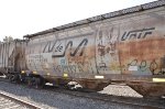 FXE Covered Hopper with graffiti