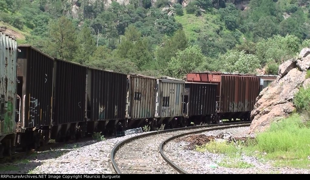 Hoppers on the side track