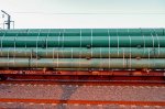 CP Rail Flat car with Steel tubes load