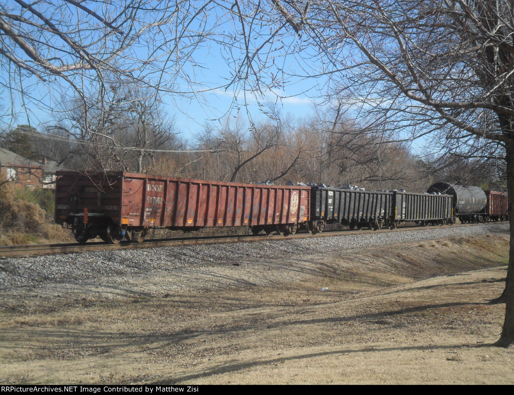 Gondola Cars End Train