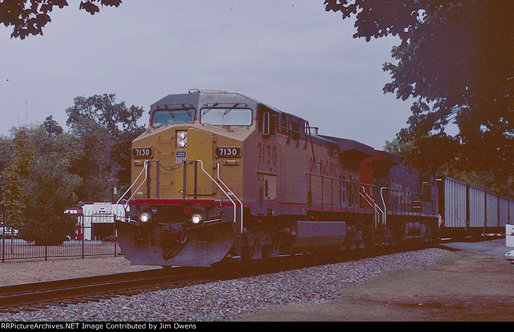 Westbound empty coal train.