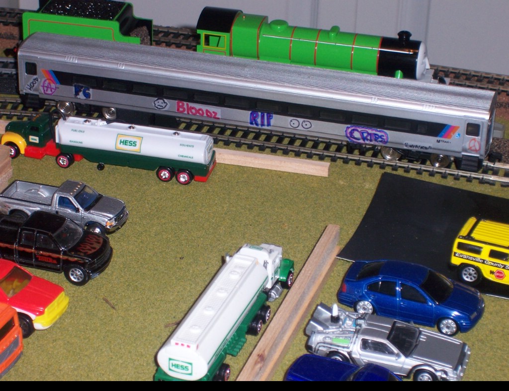 Being looked at by the shops