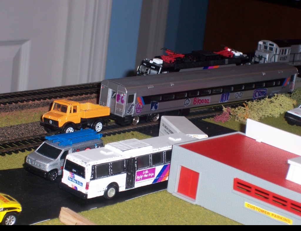 Pushing the car back into Dover