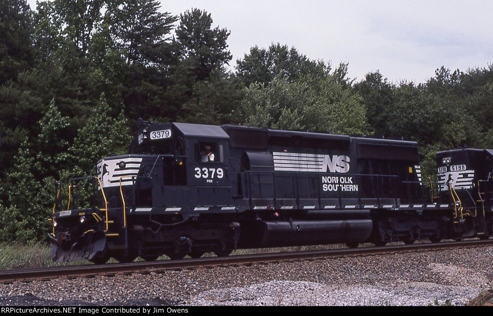 NS southbound. Locomotive is sublettered for PRR.