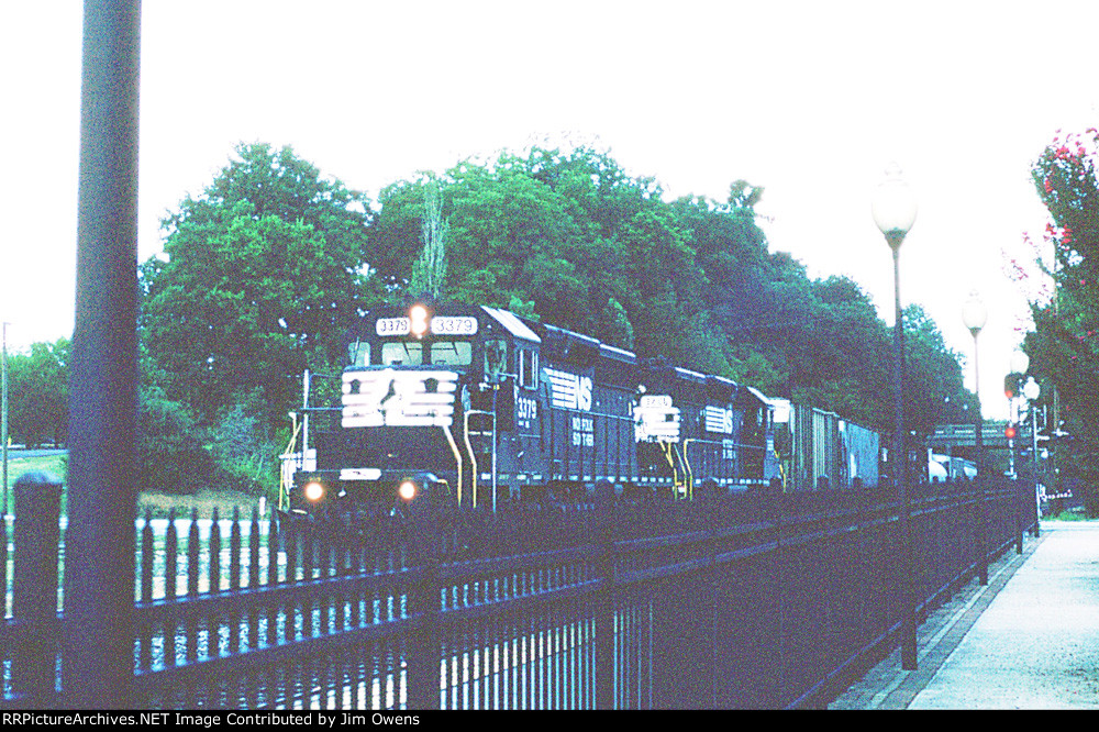 NS #119 passing Magnolia at the Spartanburg Passenger Station.