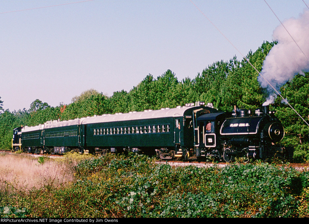 Flagg Coal 75 backing out to Greenbrier.