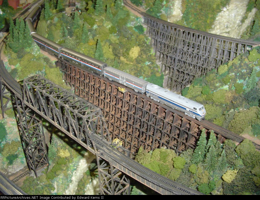 Amtrak Crossing the Viaduct