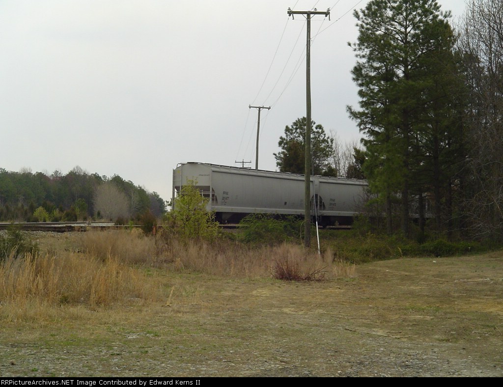 Pellet Cars on the Siding